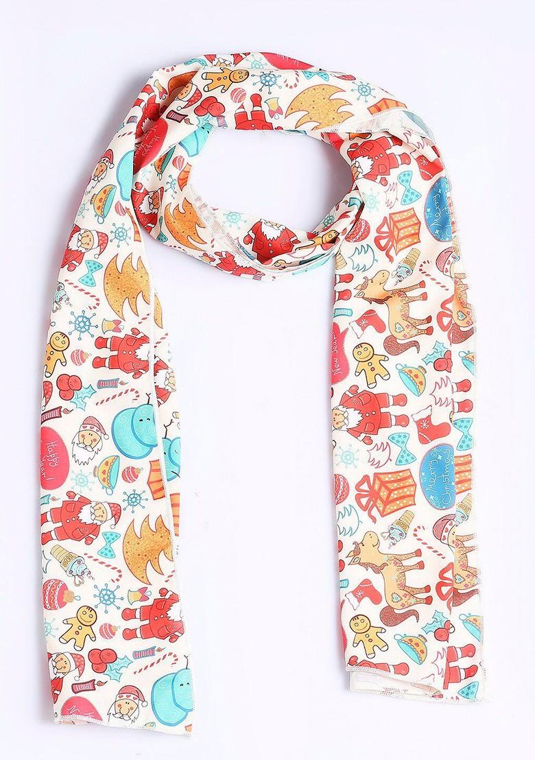 Women Multicoloured Printed Scarf
