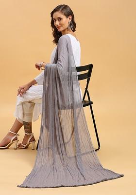 Embroidered Chiffon Dupatta