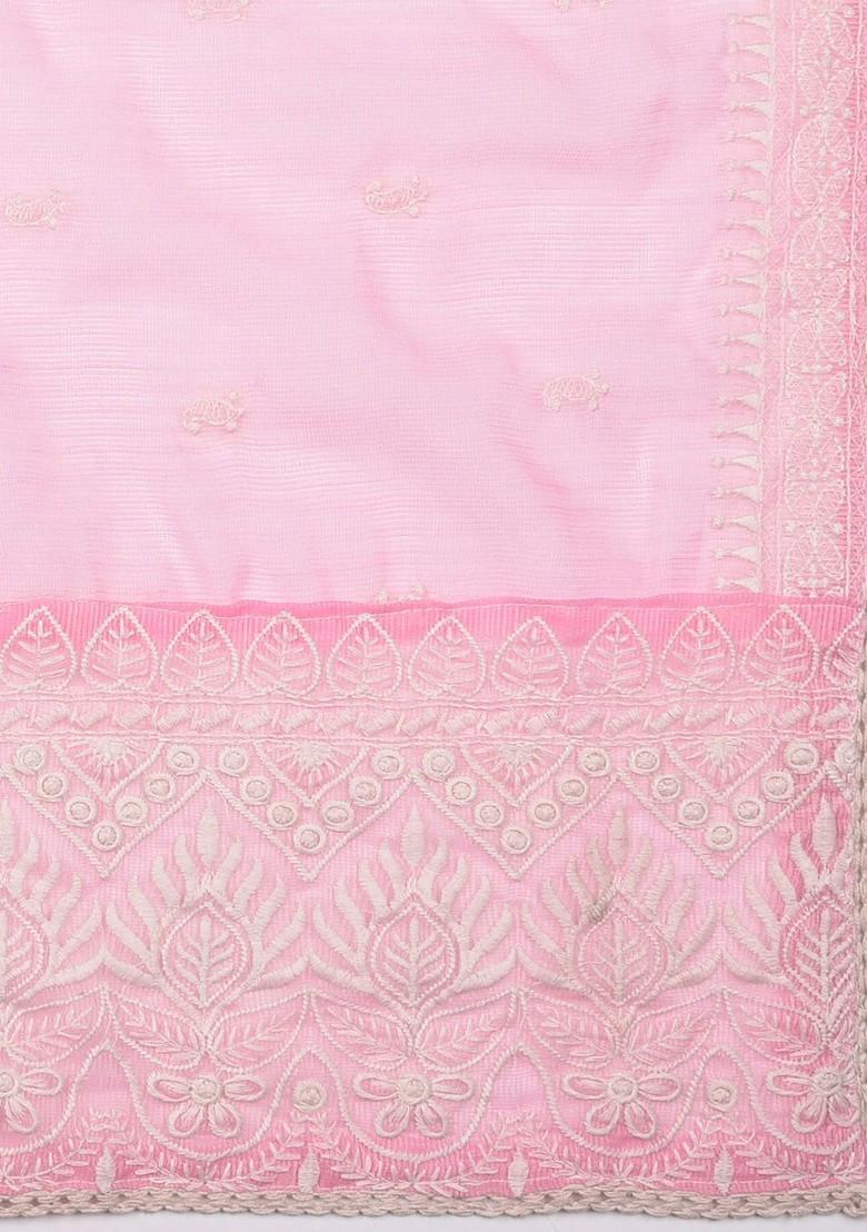 Embroidered Dupatta With Thread Work