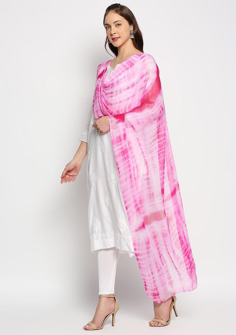 Dyed Shibori Dupatta