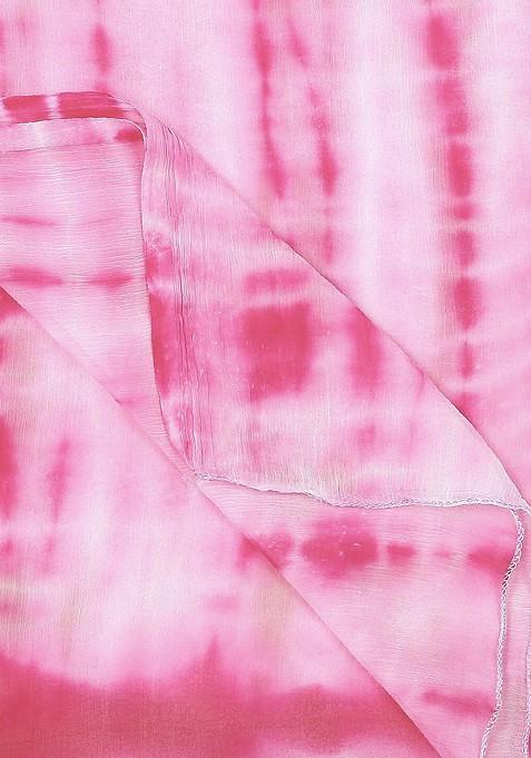 Dyed Shibori Dupatta