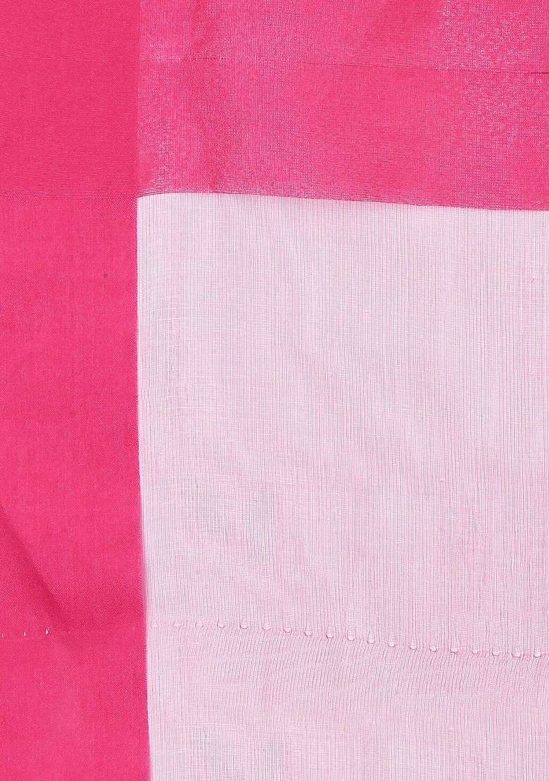 Embroidered Organza Dupatta With Thread Work - Indya