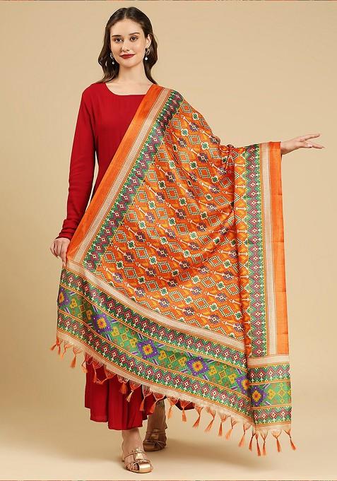 Ethnic Motifs Printed Dupatta