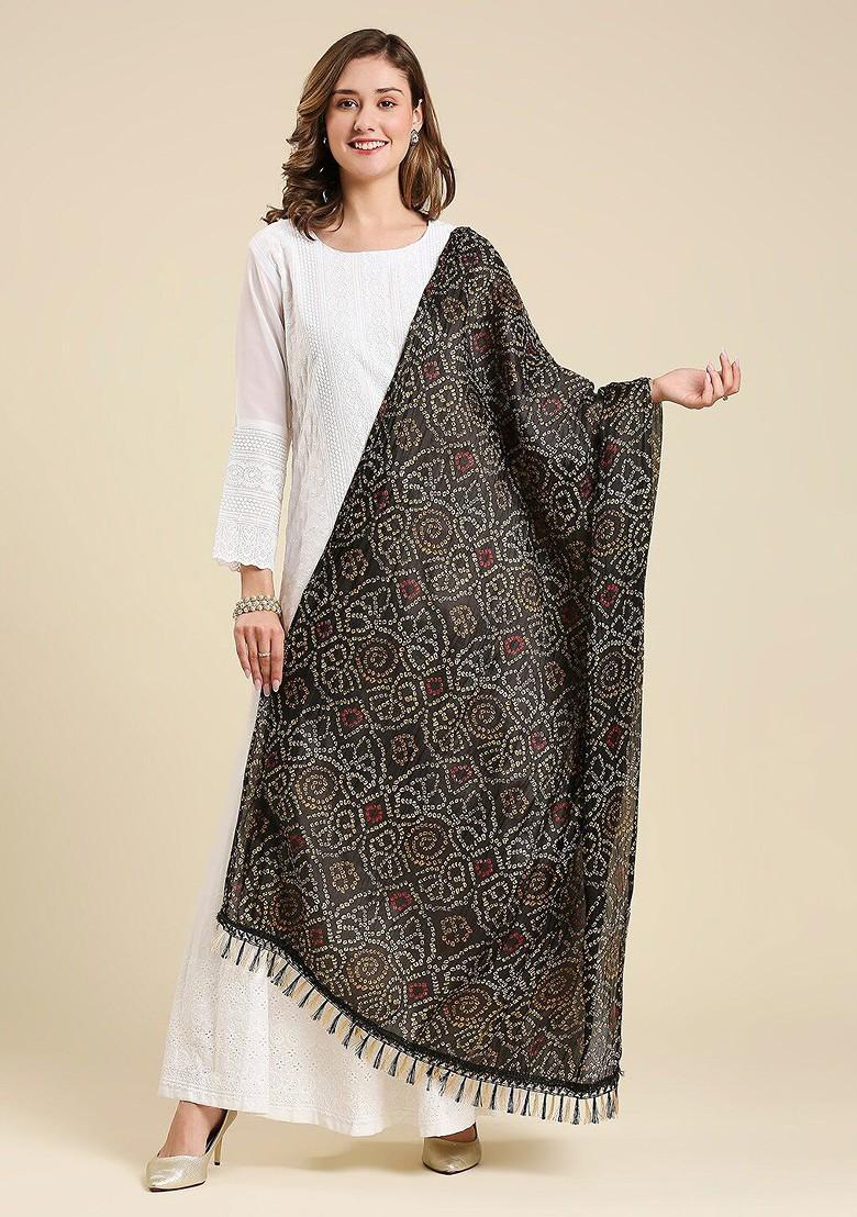 Printed Bandhani Dupatta