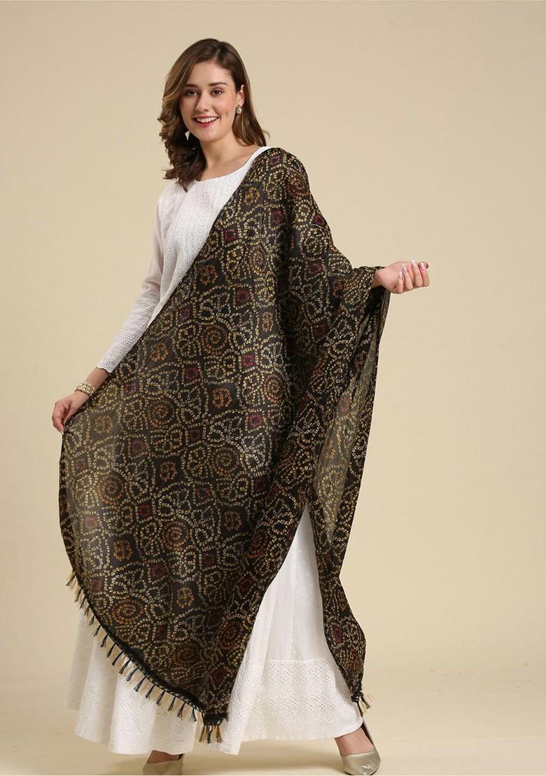 Printed Bandhani Dupatta