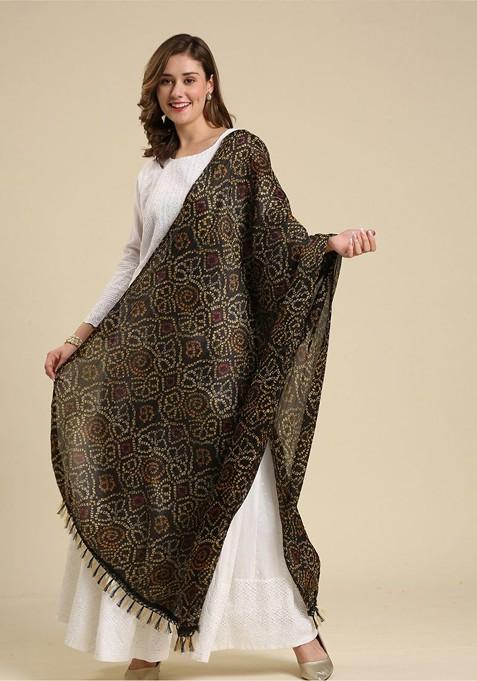Printed Bandhani Dupatta