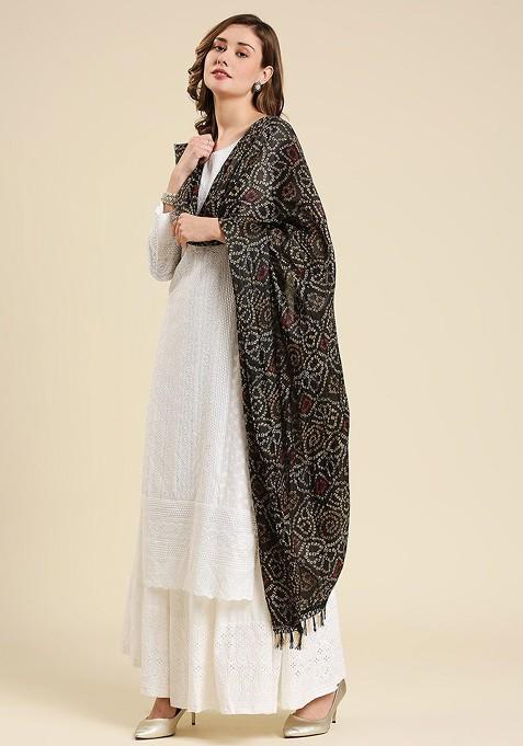 Printed Bandhani Dupatta