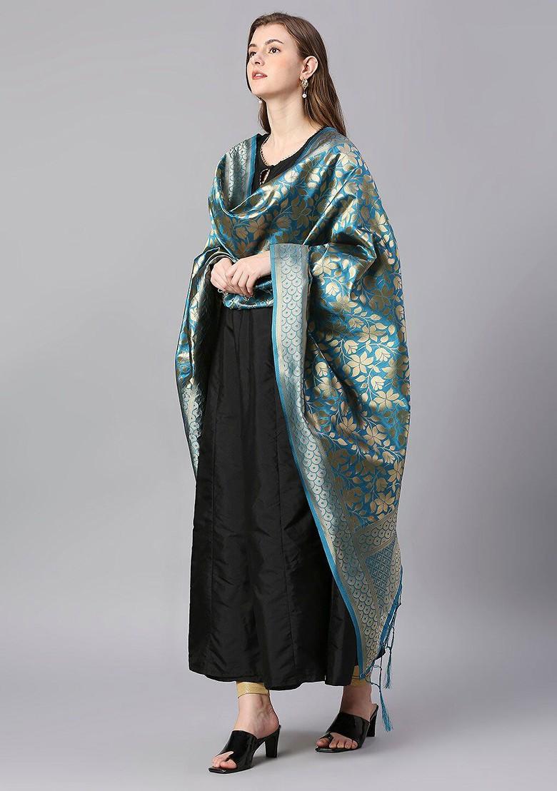Woven Design Banarasi Silk Dupatta