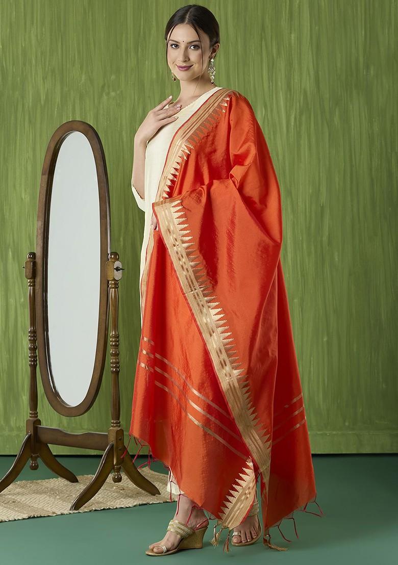 Woven Design Dupatta