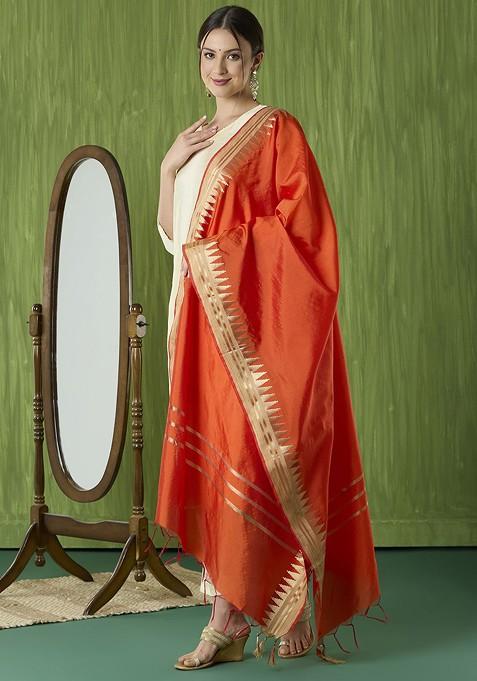 Woven Design Dupatta