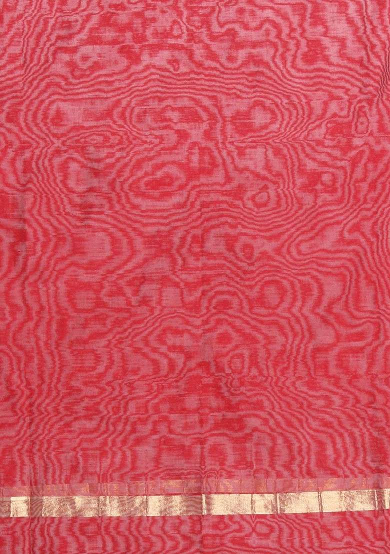 Maroon Silk Dupatta - Indya