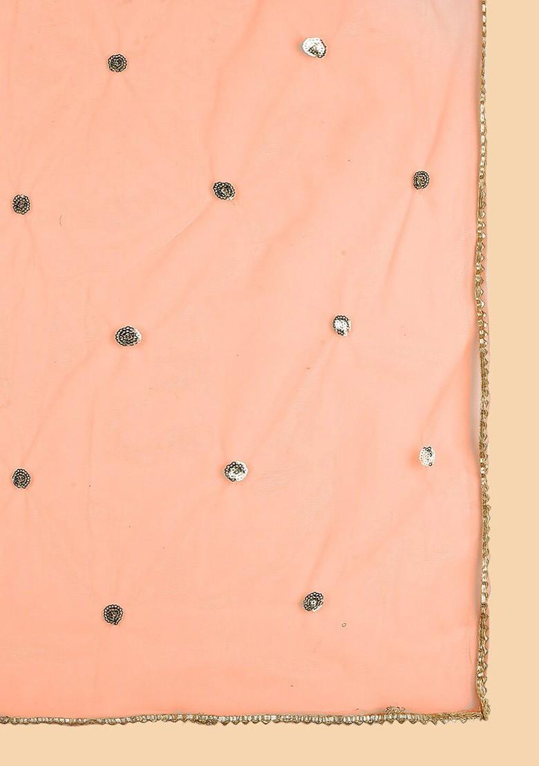 Embellished Sequinned Net Dupatta