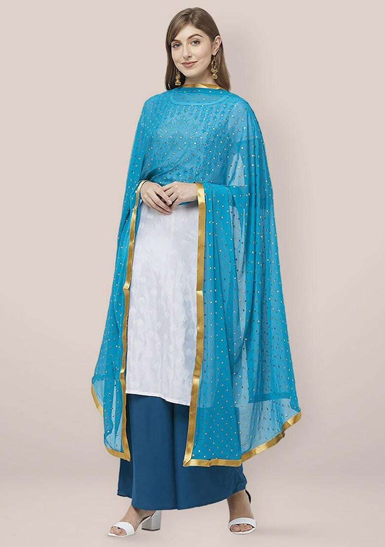 Embellished Taping Detailed Dupatta