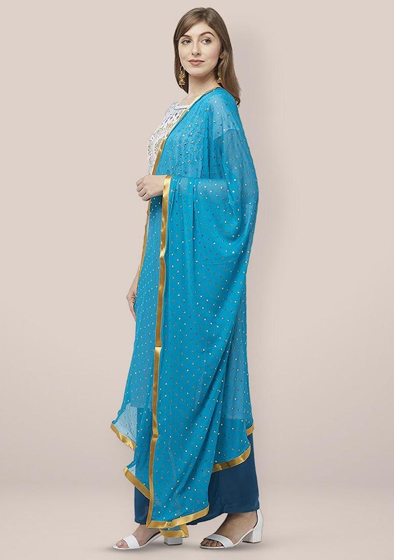 Embellished Taping Detailed Dupatta