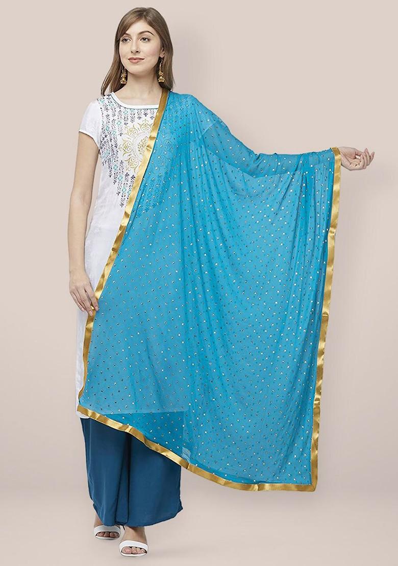 Embellished Taping Detailed Dupatta