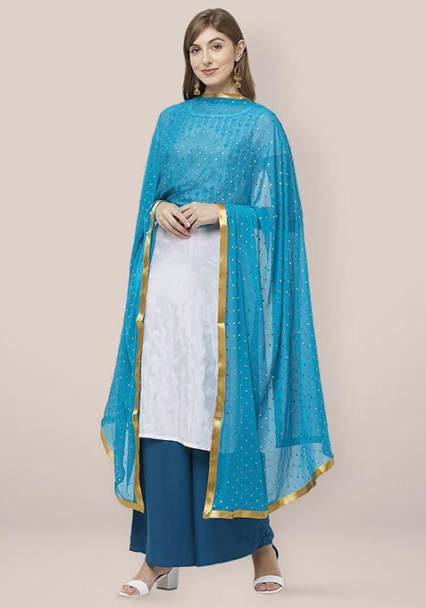 Embellished Taping Detailed Dupatta