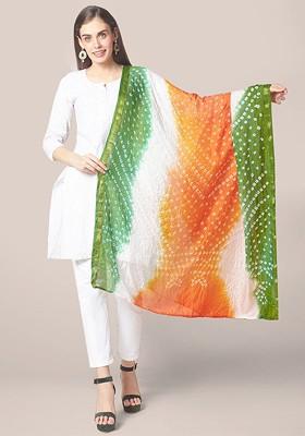 Dyed Bandhani Dupatta
