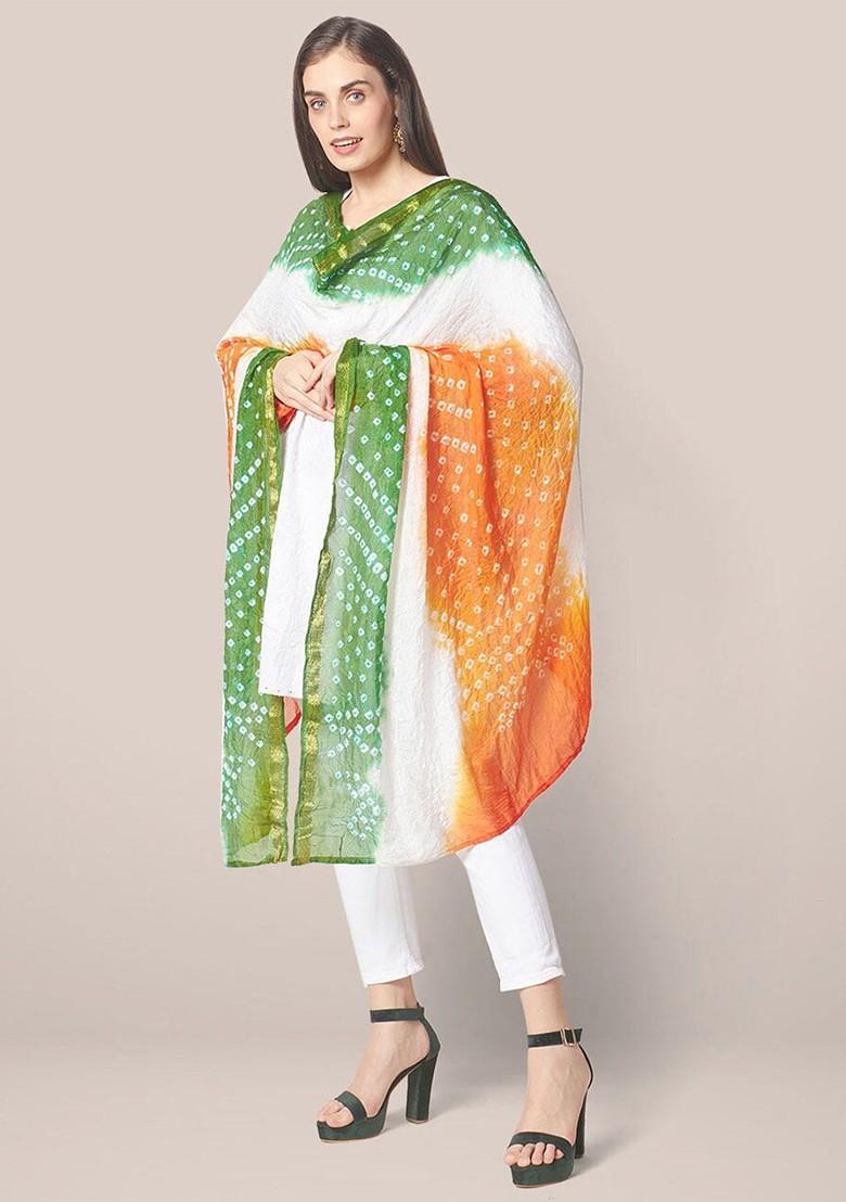 Dyed Bandhani Dupatta