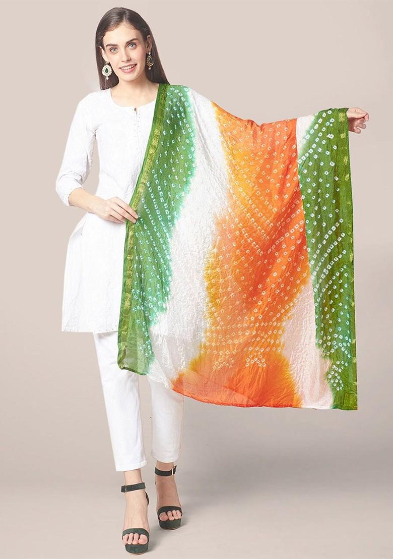 Dyed Bandhani Dupatta