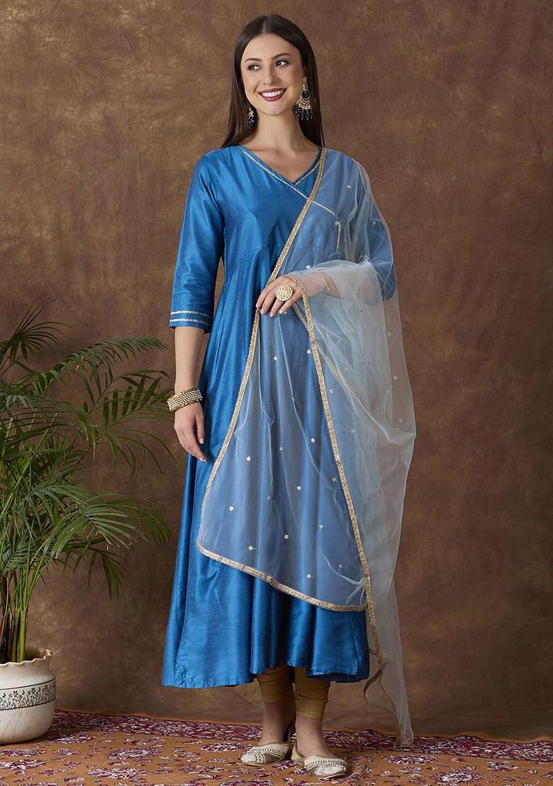 Ethnic Motifs Embroidered Dupatta With Sequinned