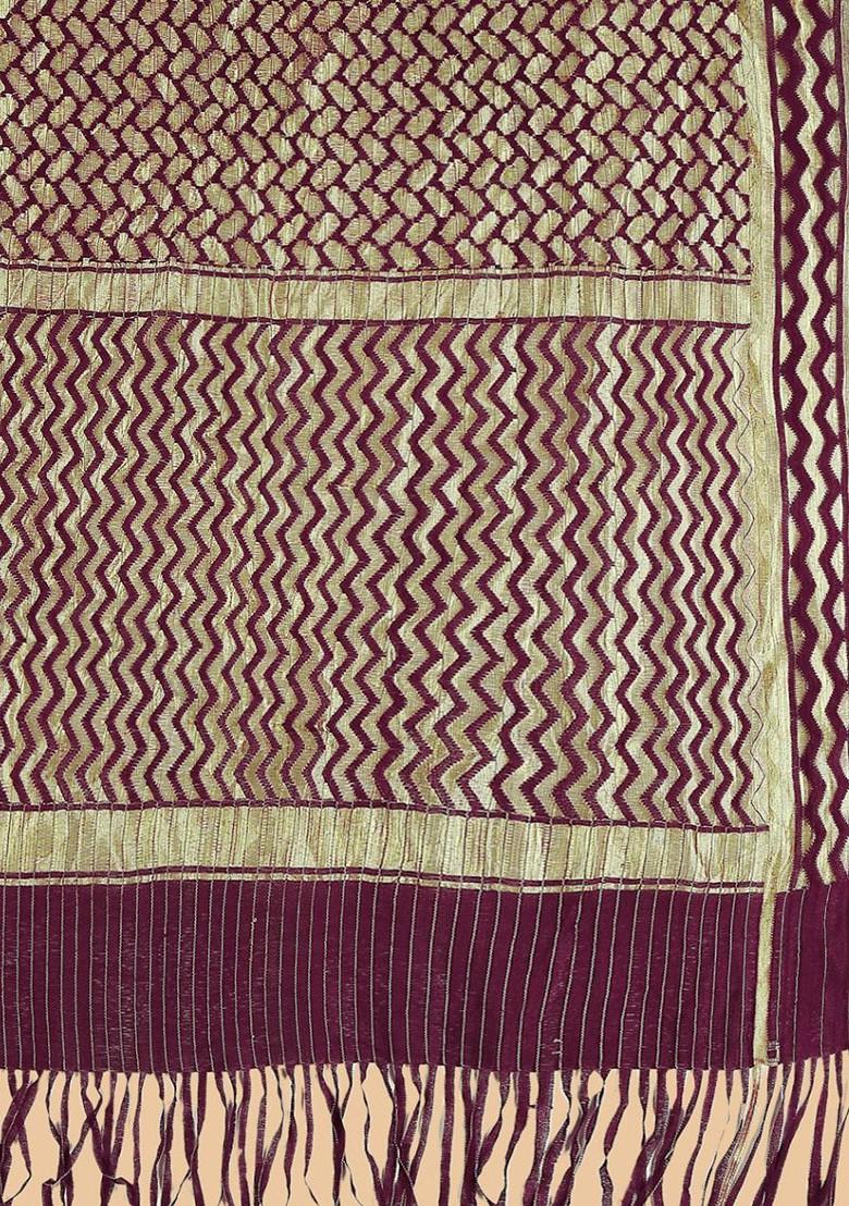 Woven Design Zari Dupatta