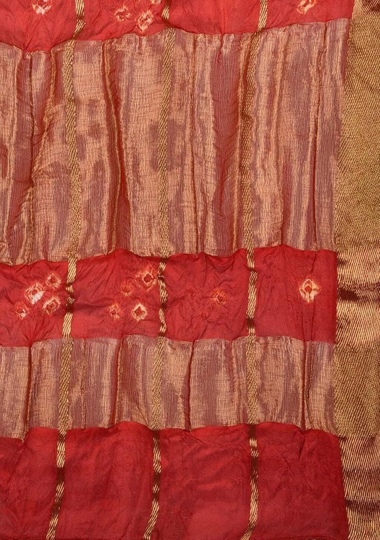 Multicoloured Bandhini Printed Dupatta