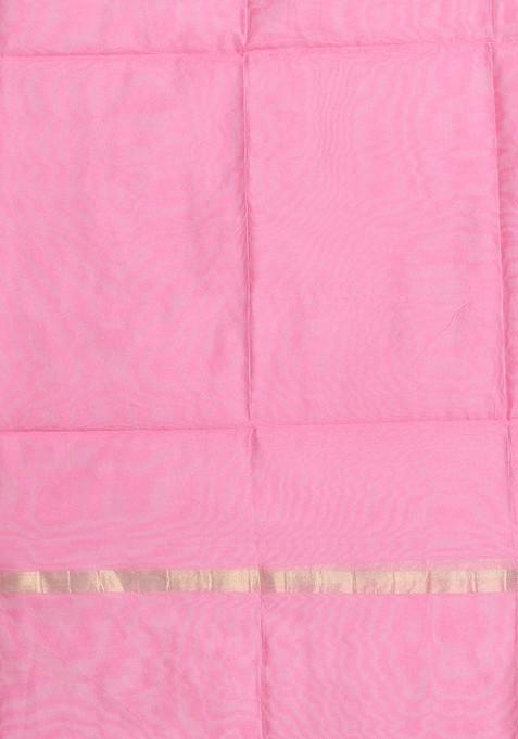 Pink Silk Dupatta