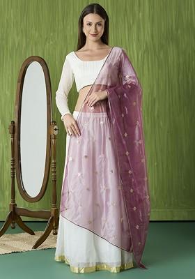 Embroidered Dupatta With Sequinned