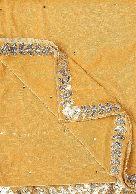 Velvet Dupatta With Gotta Patti