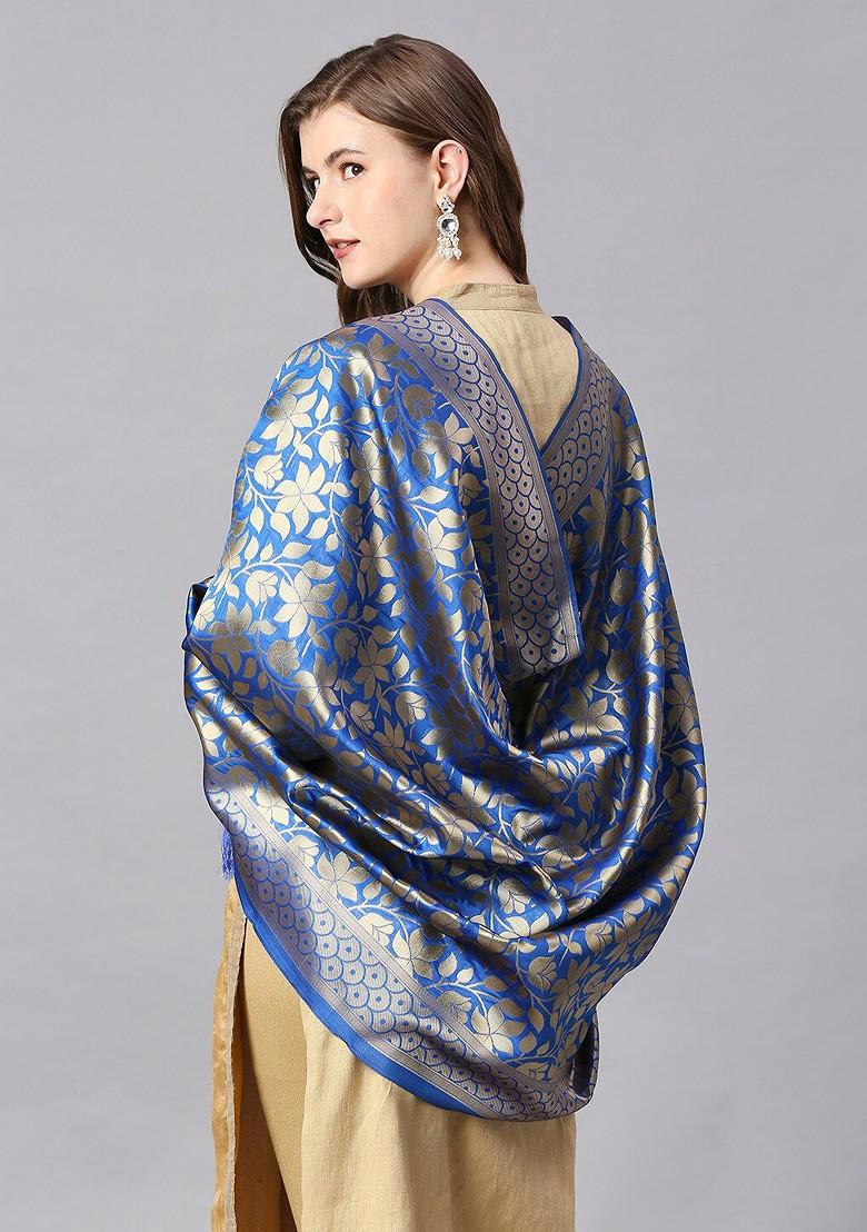 Woven Design Banarasi Silk Dupatta
