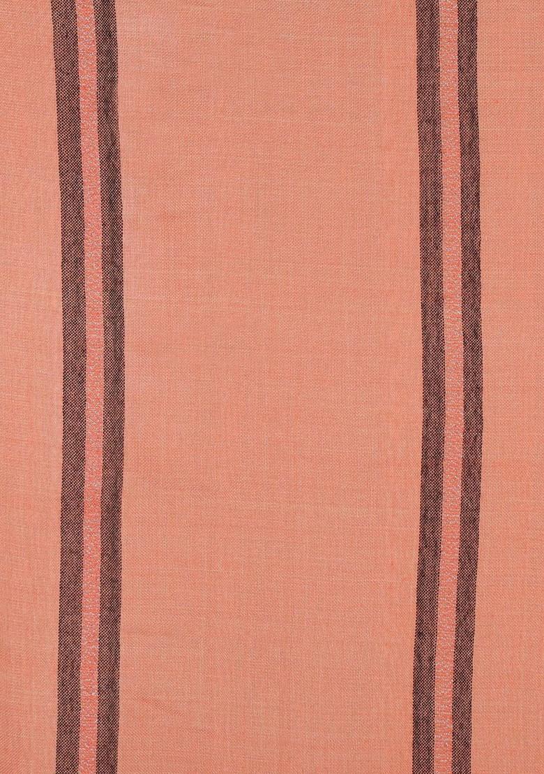 Women Woven Design Striped Stole