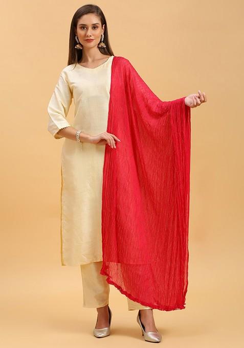 Embellished Chiffon Dupatta