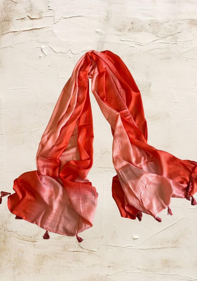 Women Ombre Dyed Regular Handloom Stole