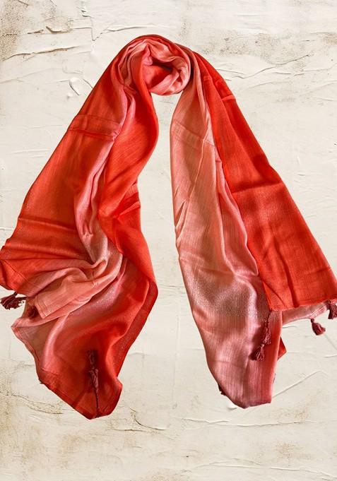 Women Ombre Dyed Regular Handloom Stole