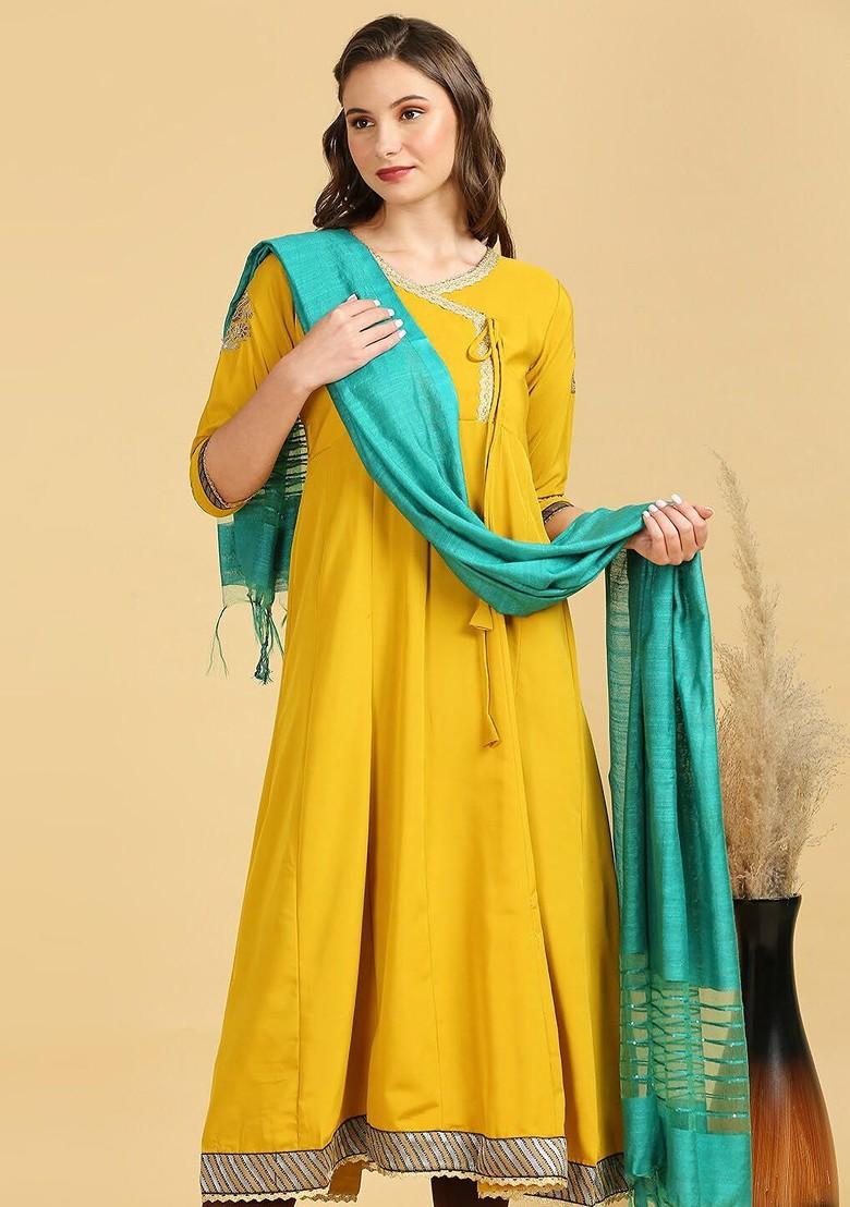 Sequinned Cotton Silk Dupatta