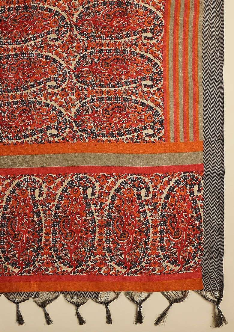 Paisley Printed Dupatta - Indya