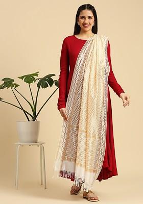 Woven Design Zari Dupatta