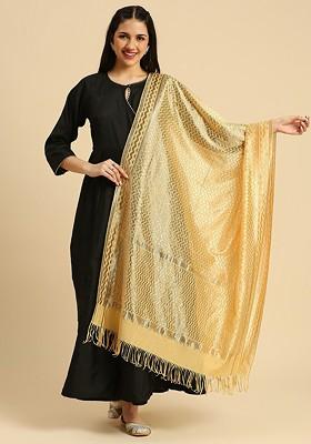 Ethnic Motifs Woven Design Dupatta