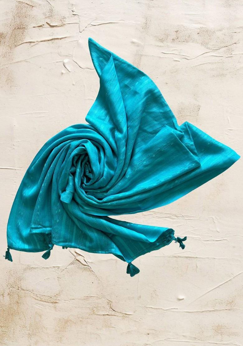 Women Striped Tasselled Stole