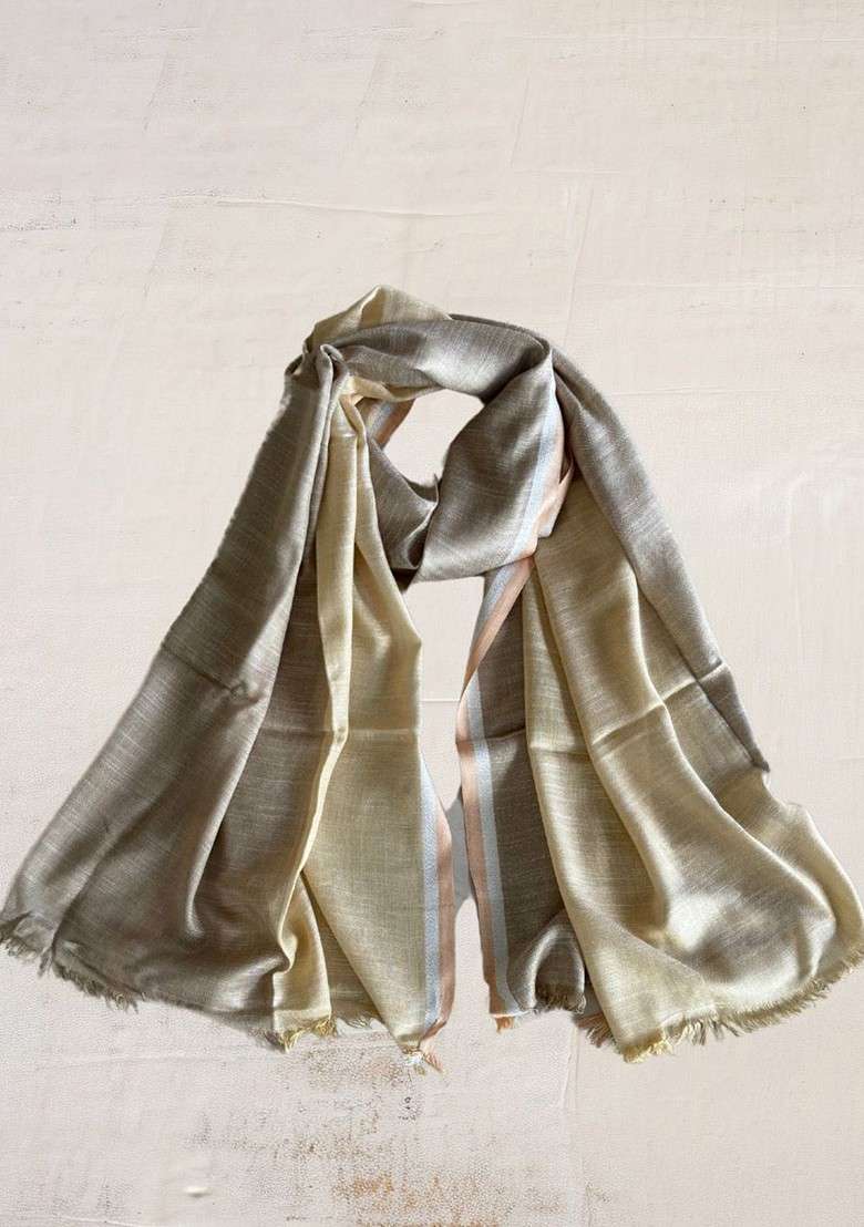 Women Colourblocked Stole - Indya