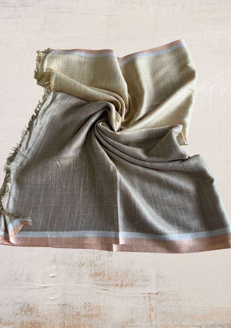Women Colourblocked Stole - Indya