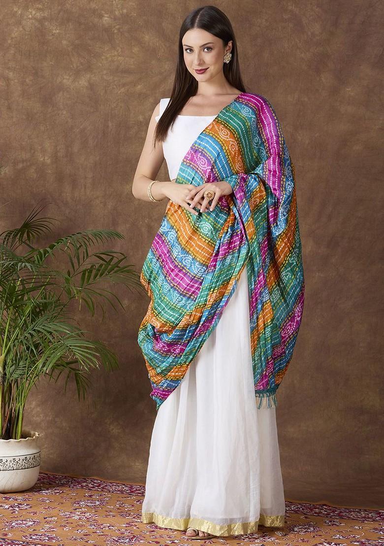 Ethnic Motifs Printed Art Silk Dupatta