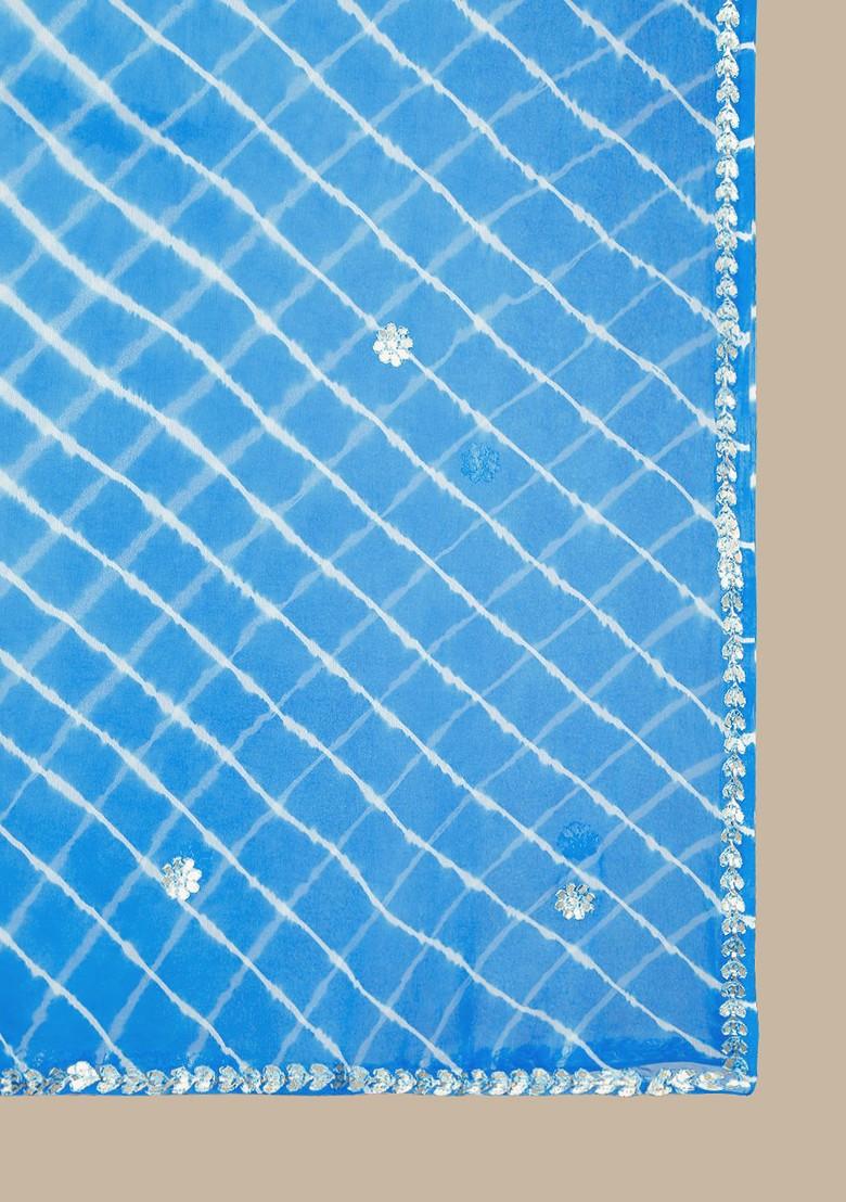 Leheriya Printed Embellished Dupatta