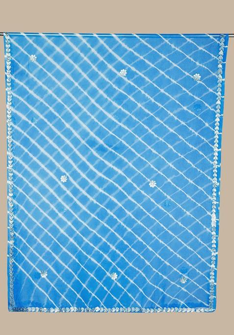 Leheriya Printed Embellished Dupatta