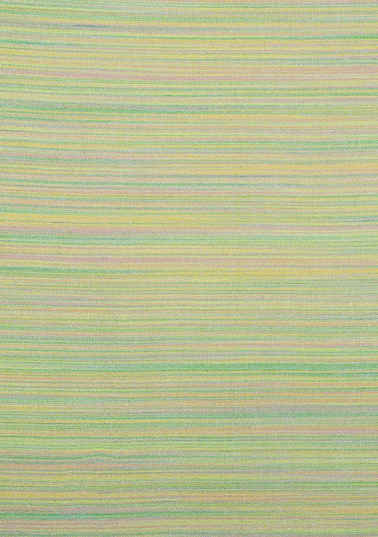 Women Striped Stole With Fringed Border