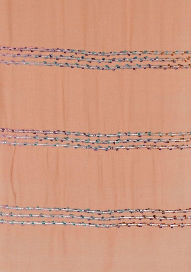 Women Woven Design Tasselled Stole