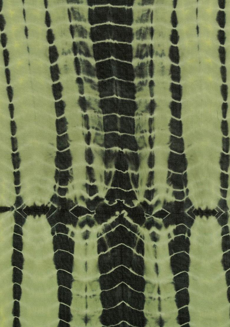 Women Dyed Abstract Stole With Tasselled Border