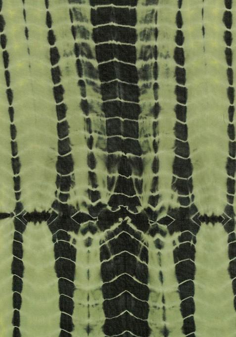 Women Dyed Abstract Stole With Tasselled Border