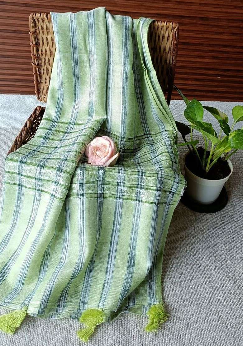 Women Striped Stole - Indya