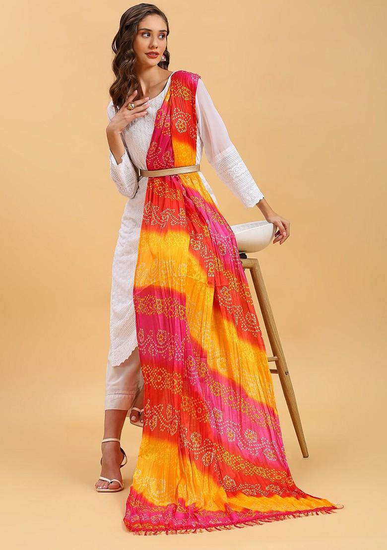 Ethnic Motifs Printed Art Silk Dupatta
